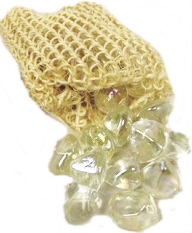 350G DECORATIVE CLEAR GLASS NUGGETS. OR0265 \\\OR0265