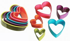 ASSORTED HEART COOKIE CUTTERS. OTB712752 \\\OTB712752
