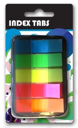 NEON COLOUR INDEX TABS. P2358 \\\P2358