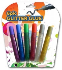 6PK GLITTER GLUE. P2442 \\\P2442
