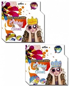 MAKE YOUR OWN BIRTHDAY CROWN ASSORTED COLOUR. P2553 \\\P2553