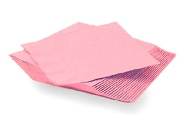 3 PLY PALOMA NAPKINS CORAL PINK 25 PACK NP4025FP ROZA. PINK019514 \\\PINK019514