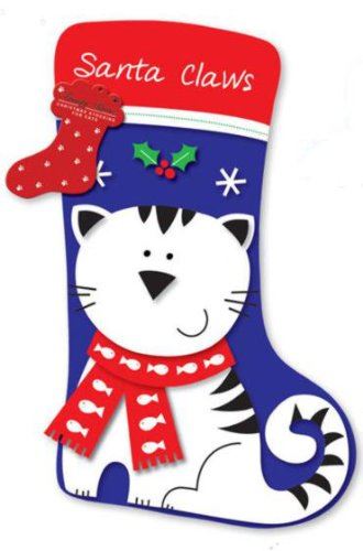 'CAT 'SANTA CLAWS' PET CHRISTMAS STOCKING'||'. '||'PKSGC' \\\PKSGC