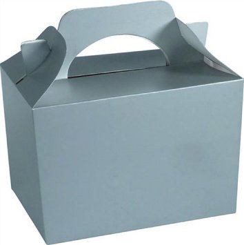 SILVER KID CHILDRENS PLAIN ACTIVITY FOOD BOX LOOT - 1 PC. 395701 \\\PL395701