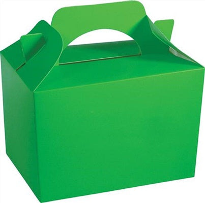 LIME GREEN KID CHILDRENS PLAIN ACTIVITY FOOD BOX LOOT - 1 PC. 395705 \\\PL395705