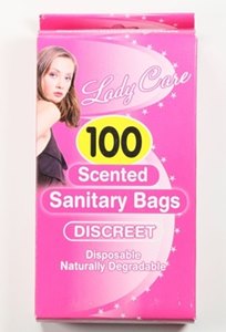 100 SCENTED SANITARY BAGS. PM072320 \\\PM072320