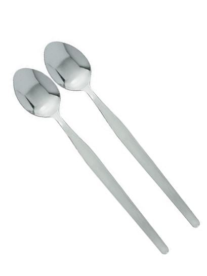 SS LATTE T-SPOONS ON PVC BACKING. PM083736 \\\PM083736