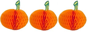 HALLOWEEN HONEYCOMB PUMPKINS BAG 3PCS. PM976014 \\\PM976014