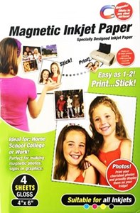 4 SHEETS GLOSS MAGNETIC PHOTO PAPER. PMS138467 \\\PMS138467