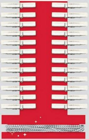 24 SILVER CHRISTMAS CARD DISPLAY HOLDER PEGS XMAS DECORATION. PPSG_SILVER \\\PPSG_SILVER