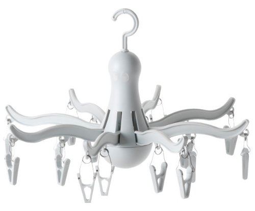WHITE FOLDABLE / FOLDING HANGING DRYER 16 CLOTHES PEGS (CLOTH STAND / AIRER). 80189663W \\\PRESSAWHITE