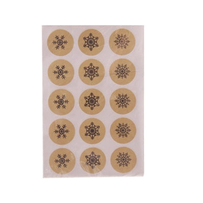 60 CHRISTMAS SNOWFLAKE STICKERS CRAFT LABEL FROZEN PARTY CARD PARTY DECORATION. PTCRFT03 \\\PTCRFT03