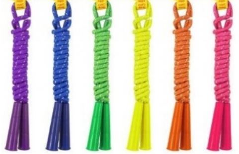 ASSORTED COLOUR BRIGHT SPORTS SKIPPING ROPE. R52726 \\\R52726
