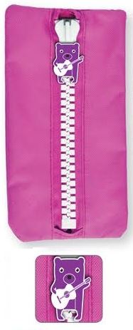 PENCIL CASE RASCALS CHUNKY ZIP PINK. RASF_PINK \\\RASF_PINK