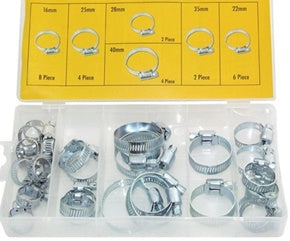 AMTECH ASSORTED HOSE CLAMP 26/PK. S6290 \\\S6290