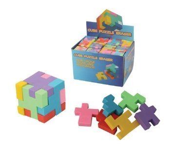 CUBE PUZZLE ERASER - 1 PC. S70152 \\\S70152