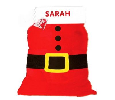 MAKE YOUR OWN CHRISTMAS SANTA SACK WITH LETTERS. SAPL \\\SAPL