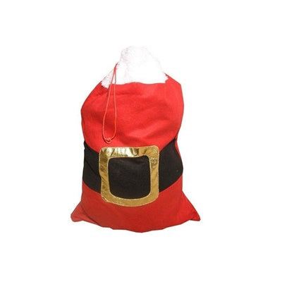 GIANT CHRISTMAS / XMAS FELT SANTA SACK 73CM X 45CM SANTA BELT DESIGN (I.E. ST.... SBEL \\\SBEL