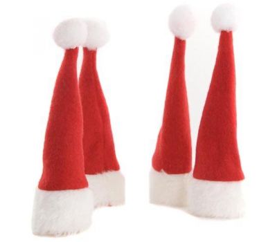 NOVELTY SANTA HAT DESIGN 4 FUN BOTTLE TOPPERS. SBHT SBTO \\\SBHT