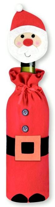 CHRISTMAS NOVELTY BOTTLE BAG SANTA. SNBT_SANTA \\\SNBT_SANTA