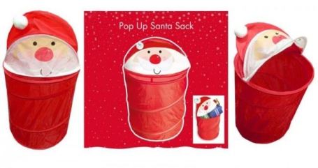 CHRISTMAS POP UP SANTA SACK 3D DESIGN. SPUP \\\SPUP