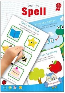 LEARN TO SPELL - SPELLING WRITING READING 20 WIPE-CLEAN WORKSHEETS WITH PEN. SPWW \\\SPWH