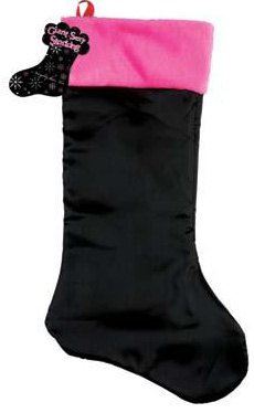 BLACK CHRISTMAS STOCKING - STOCKING FILLERS FOR CHRISTMAS. STEXB \\\STEXB
