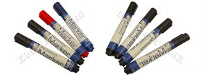PERMANENT MARKERS BULLET TIP - 4PK (COLOUR / BLACK ANY COLOUR). T1104 \\\T1104