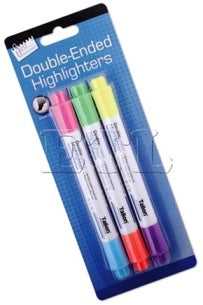 TALLON DOUBLE-ENDED HIGHLIGHTERS - 3PK. T4068 \\\T4068