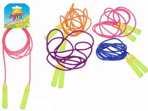 PLASTIC COLOUR SKIPPING ROPE 2.3M. T41016 \\\T41016