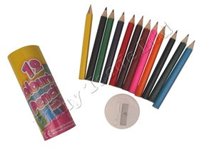 TALLON HALF SIZE COLOUR PENCILS SET- 12PK. TA5023 \\\T5023