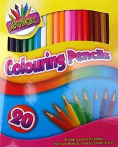 TALLON FULL SIZE COLOUR PENCILS - 20PK. T5121 \\\T5121