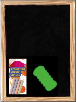 TALLON CHALK BOARD WITH RUBBER 4 CHALKS. P2671 \\\T5249