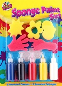 TALLON SPONGE PAINTING SET- 10PK. T5455 \\\T5455