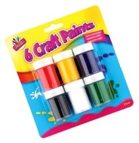 TALLON CRAFT PAINT POTS - 6PK. TA5457 \\\T5457