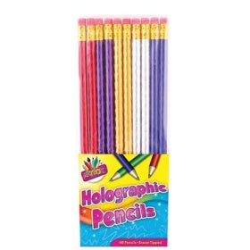 TALLON HOLOGRAPHIC RUBBER TIP HB PENCILS. T6365 \\\T6365