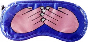 NOVELTY BLUE EYE MASK WITH HANDS DESIGN. T832 \\\T832