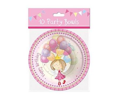 PACK 10 CHILDRENS BIRTHDAY PARTY BOWLS - FAIRY PRINCESS ( NEED TO LIST ). TA5782 \\\TA5782