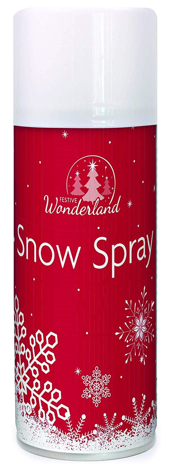 CHRISTMAS SNOW SPRAY ARTIFICIAL FAKE FLAKE CRAFT PAINT STENCIL DECORATION 120ML. 9298 \\\TA9298