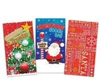 12 CHRISTMAS PAPER PARTY LOOT FAVOUR BAG GOODY GOODIE BAGS ( 3 DIFF DESIGN). TA9622 \\\TA9622