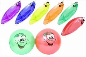 FRUITY SCENTED SMILEY FACE BALL ASSORTED COLOUR. TY3659 \\\TY3659