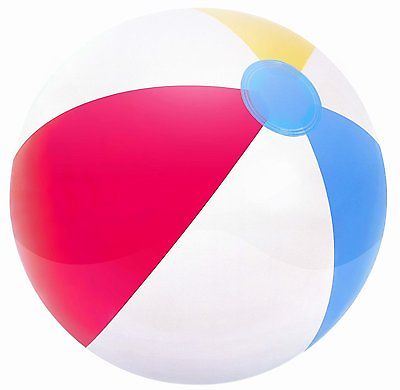 INFLATABLE BLOW UP PANEL BEACH BALL 20 INCH  51CM. TY0559 59020 \\\TY4307