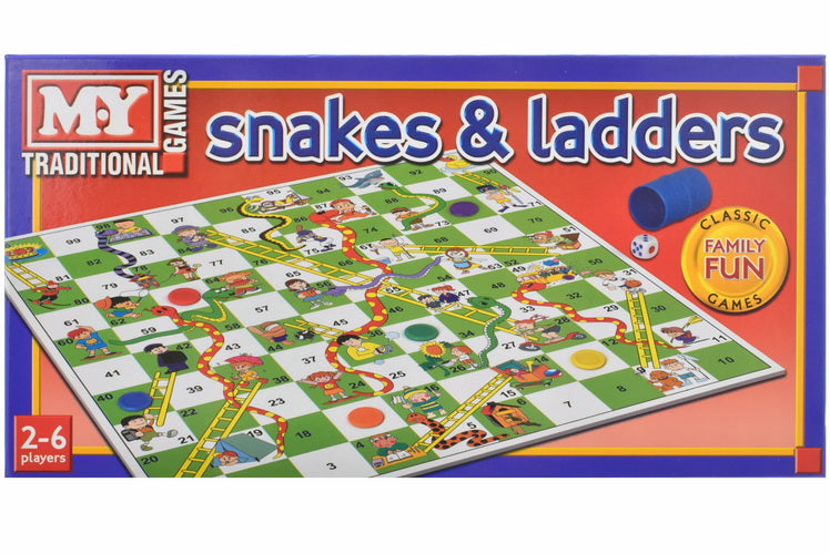 MY TRADITIONAL SNAKES & LADDERS GAME. TY0057 \\\TY57