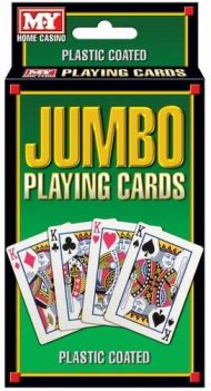 PLASTIC COATED JUMBO PLAYING CARDS. TY6547 \\\TY6547