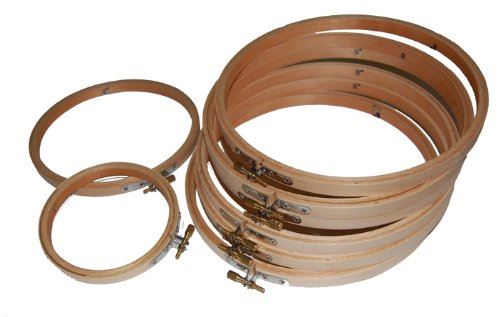 CROSS STITCH EMBROIDERY WOODEN HOOP CRAFT 10 INCH. WE75621 \\\WE75621