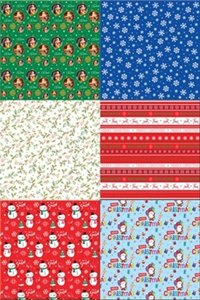 12 SHEETS OF ASSORTED CHRISTMAS GIFT WRAP. WFRP \\\WFRP