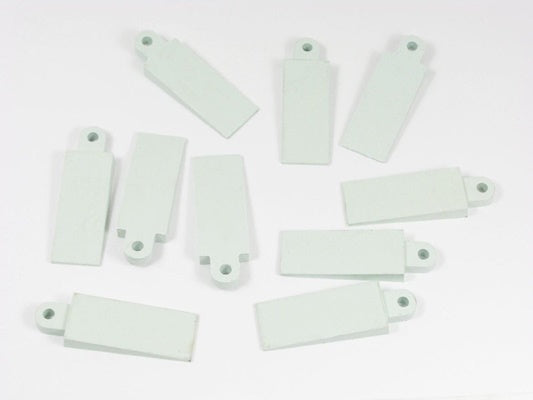 WHITE SOFT RUBBER WINDOW WEDGES DOOR STOPPER. M0627 \\\WINWEDG