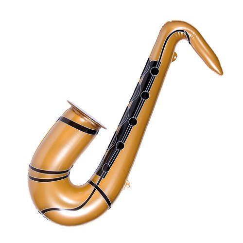 INFLATABLE BLOW UP ROCK N ROLL SAXOPHONE 75CM. X99110 \\\X99110