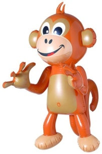 INFLATABLE BLOWUP MONKEY JUNGLE CHIMP BEACH PARTY PIRATE FANCY DRESS KID TOY FUN. X99310 \\\X99310