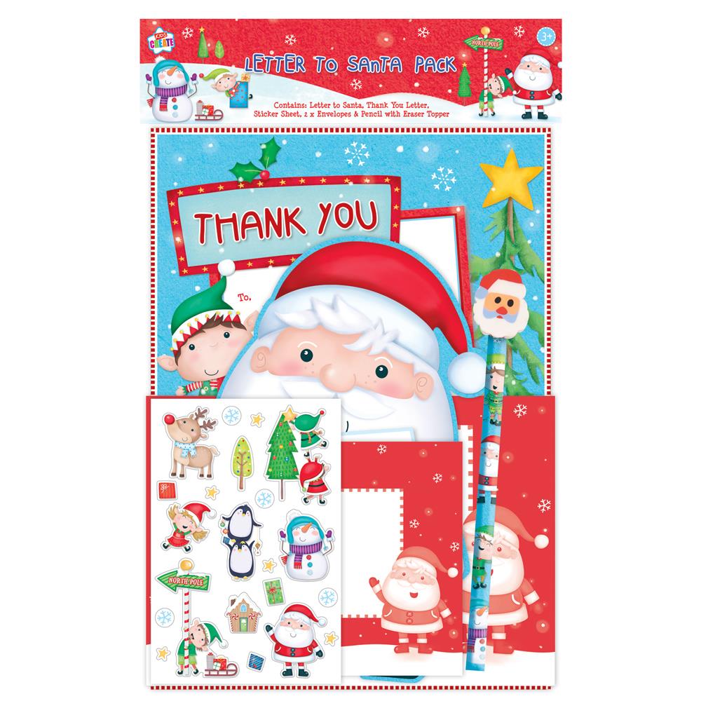 KIDS CREATE CHRISTMAS LETTER TO SANTA PACK. XXLTSN \\\XLTR